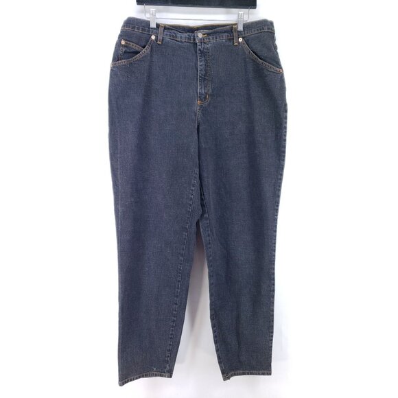 Just My Size Womens Size 20W/31 Stretch Jeans Dark Wash Denim High Rise Regular - Picture 1 of 9